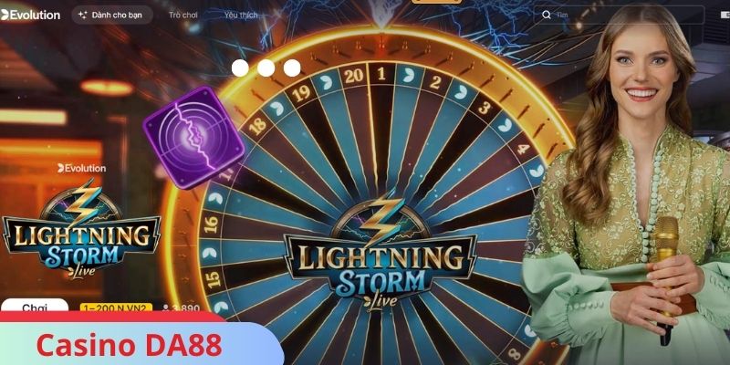 Giao diện những game Casino DA88 trực tuyến từ châu Âu