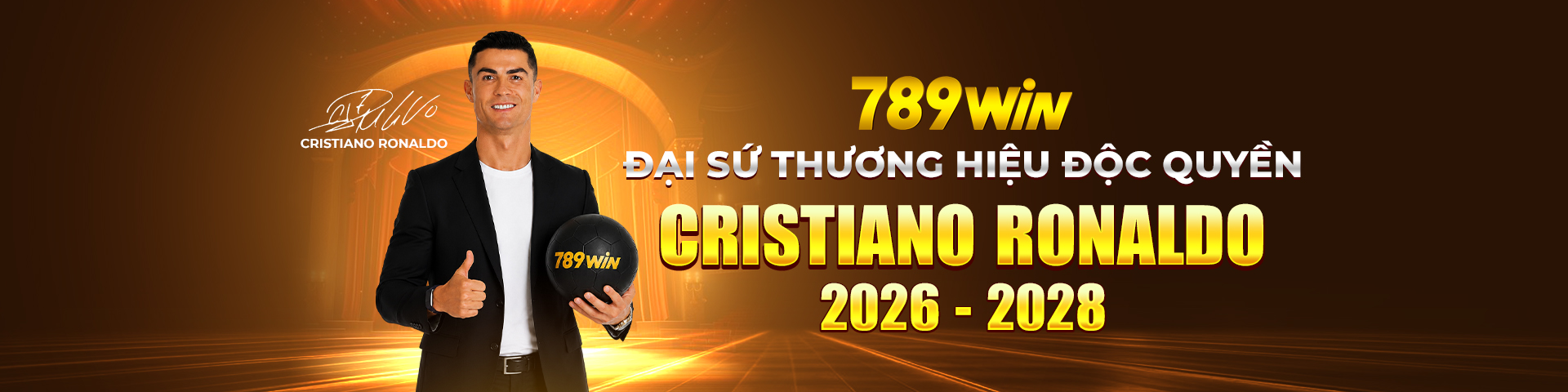 Ronaldo đại sứ thương hiệu 789win